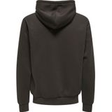Only & Sons - ONSCERES - Sweatshirt - Donkerbruin - Capuchon met Trekkoord