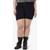 NOISY MAY - Curve - High Waist Denim Short - Zwart - Regular Fit