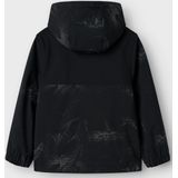 Name it - NkmAlf - Winter Softshell Jas - Zwart - Jongens