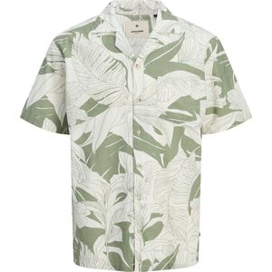 Shirt - Katoen - Resortkraag - Korte Mouwen - Relaxte Pasvorm