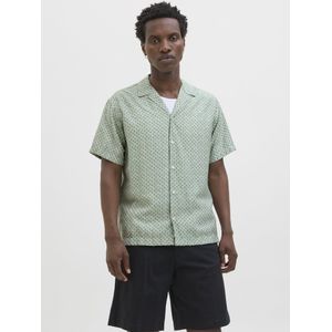 Overhemd - All-over Patroon - Viscose - Regular Fit