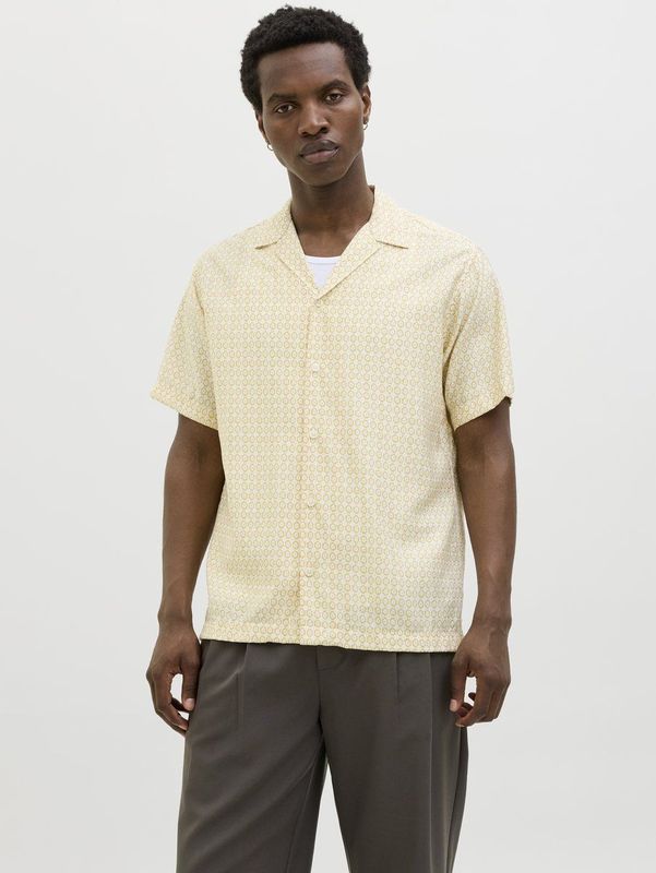 Overhemd - Korte Mouwen - Keperstof - Relaxed Fit