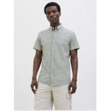 JACK&JONES - JPRBLUSUMMER SHIELD SHIRT LN - Heren Overhemd - Lichtgroen