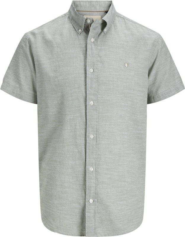 JACK&JONES - JPRBLUSUMMER SHIELD SHIRT LN - Heren Overhemd - Lichtgroen