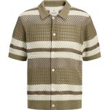 Jack & Jones - Premium - Gebreid Vest - Beige / Bruin / Olijfgroen