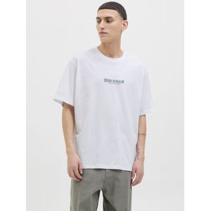 Jack & Jones - Jorwowie Tee Ss Crew Neck - T-shirt - Wit - Korte Mouwen