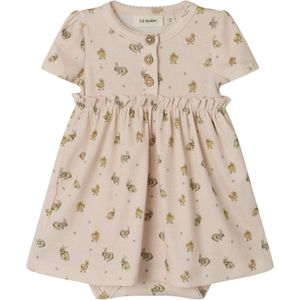 Romper - Jurk - All-Over Print - Korte Mouwen - Regular Fit