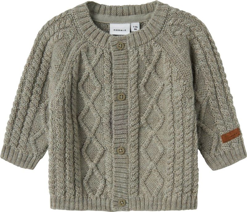 Name It - NbmWrilla - Cardigan - Gebreid - Gedroogd Sage