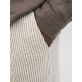 JACK & JONES - JPSTKARL MAY - Korte Broek - Taupe/Wit - Loosefit