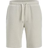 JACK & JONES - JPSTKARL MAY - Korte Broek - Taupe/Wit - Loosefit