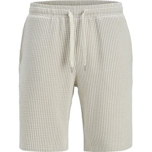 JACK & JONES - JPSTKARL MAY - Korte Broek - Taupe/Wit - Loosefit