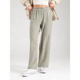 JDY - Straight High Waist Casual Broek - Lichtgroen