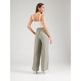 JDY - Straight High Waist Casual Broek - Lichtgroen