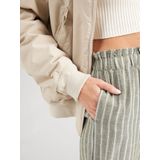 JDY - Straight High Waist Casual Broek - Lichtgroen