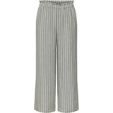 JDY - Straight High Waist Casual Broek - Lichtgroen