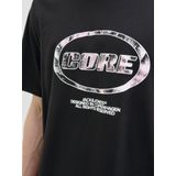 T-shirt - Ronde Hals - Korte Mouwen - Rubberen Print - Regular Fit