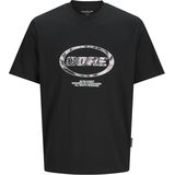 T-shirt - Ronde Hals - Korte Mouwen - Rubberen Print - Regular Fit