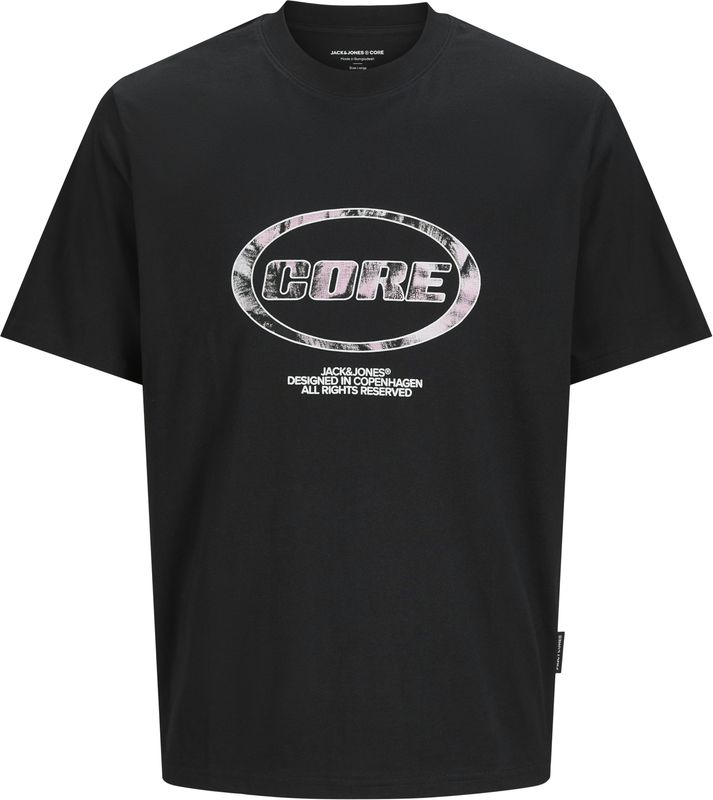 T-shirt - Ronde Hals - Korte Mouwen - Rubberen Print - Regular Fit