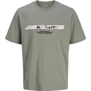 JACK&JONES JCOLIDO AOP FRONT PRINT T-shirt - Shadow - Korte Mouwen - Regular Fit