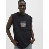 Jack & Jones - Jcocalma Sl Tee Crew Neck - T-shirt - Zwart