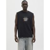 Jack & Jones - Jcocalma Sl Tee Crew Neck - T-shirt - Zwart