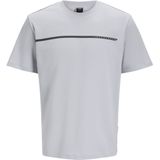 T-shirt - Lichtgrijs - 55% Katoen - 45% Polyester