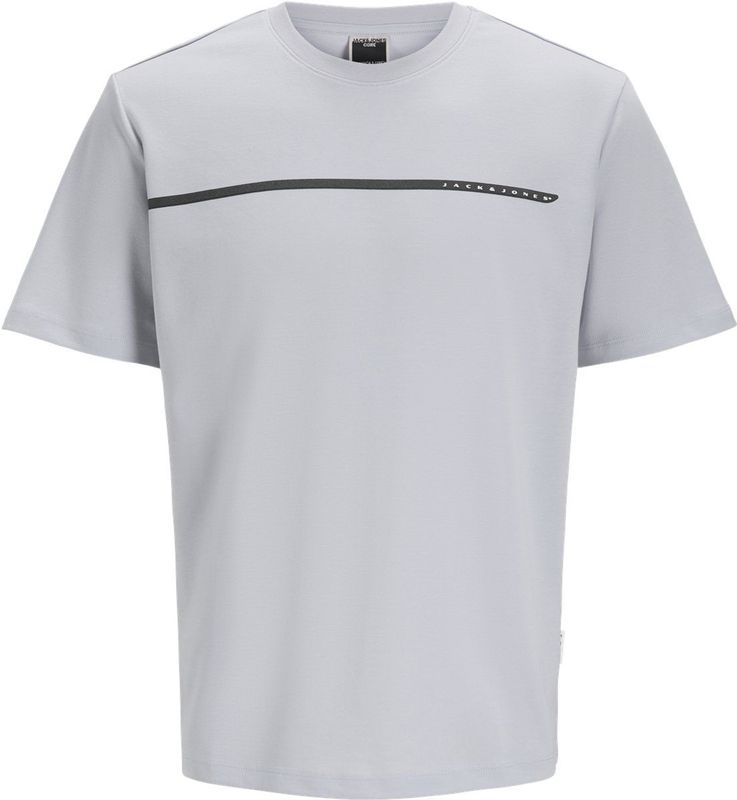 T-shirt - Lichtgrijs - 55% Katoen - 45% Polyester