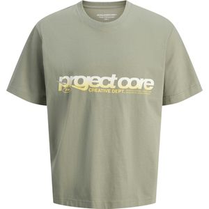 Jack & Jones - Shirt - Goudgeel / Greige / Wit