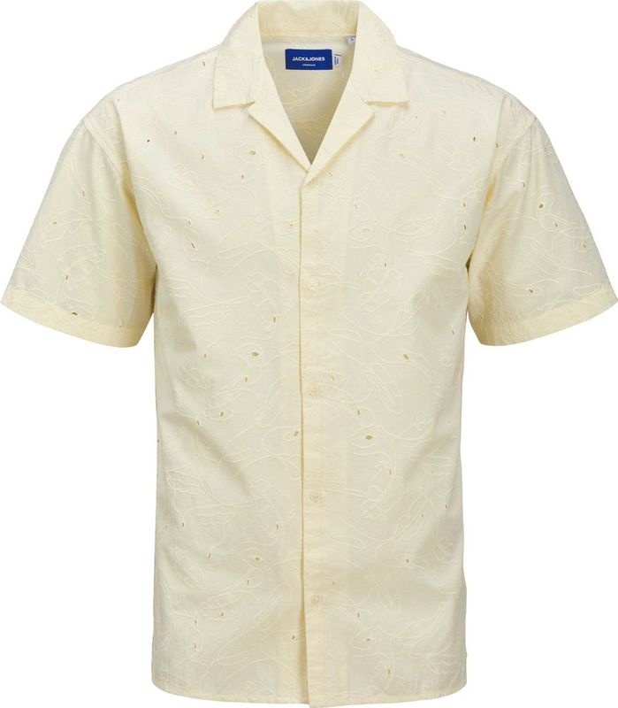 Jack & Jones - EMBROIDERY PATTERN - Vrijetijdsoverhemd - Katoen - Blauw