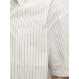 JACK & JONES - Overhemd - Lichtbruin - Gestreept - Comfort Fit