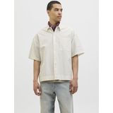 JACK & JONES - Overhemd - Lichtbruin - Gestreept - Comfort Fit