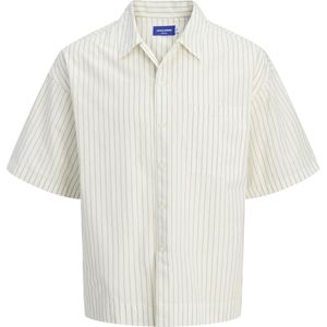 JACK & JONES - Overhemd - Lichtbruin - Gestreept - Comfort Fit