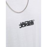 JACK&JONES - JCOSAGO LOGO SLUB TEE SS CREW NECK LN - T-shirt - Groen - Katoen