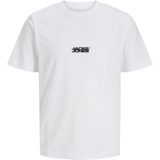 JACK&JONES - JCOSAGO LOGO SLUB TEE SS CREW NECK LN - T-shirt - Groen - Katoen