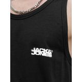 T-shirt - Zwart - Jersey - Ronde Hals - Logoprint