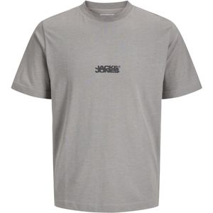 JACK&JONES - JCOSAGO LOGO SLUB TEE SS CREW NECK LN - T-shirt - Groen - Katoen