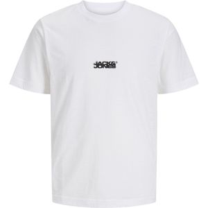 JACK&JONES - JCOSAGO LOGO SLUB TEE SS CREW NECK LN - T-shirt - Groen - Katoen