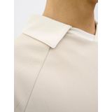 Jack & Jones - Poloshirt - Greige/Wit - Kwartmouw - Losse Pasvorm