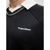 JACK&JONES - CORE - Polo Shirt - Zwart - Polostof - Korte Mouwen