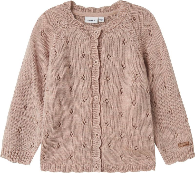 Merinowol - Gebreid Vest - Cardigan - Lange Mouwen - O-hals