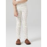 Merino Wol Legging - Mid-Waist - Slim Fit - Met Kantdetail en Patches op de Knieën