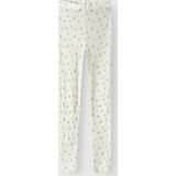 Merino Wol Legging - Mid-Waist - Slim Fit - Met Kantdetail en Patches op de Knieën