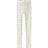 Merino Wol Legging - Mid-Waist - Slim Fit - Met Kantdetail en Patches op de Knieën