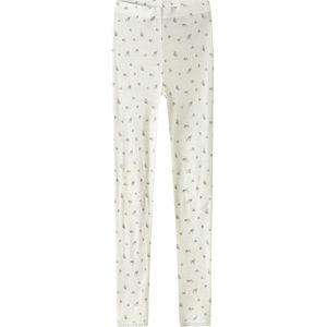Merino Wol Legging - Mid-Waist - Slim Fit - Met Kantdetail en Patches op de Knieën
