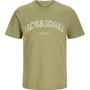 Jack & Jones - Joralmeria Bold Branding Tee - T-shirt - Cedar - 100% Katoen