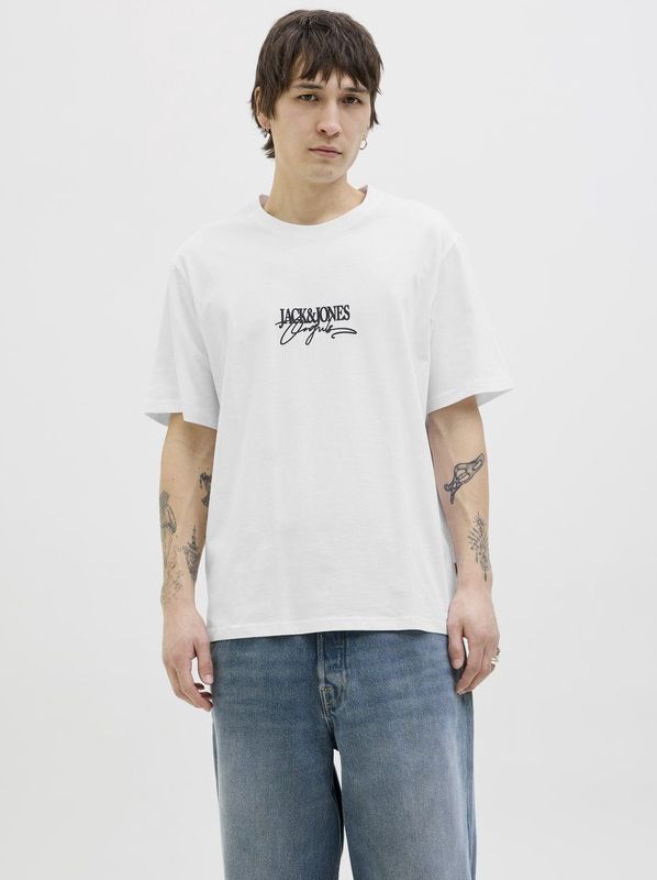 Jack & Jones - JORAlmeria - T-shirt - Zwart/Wit