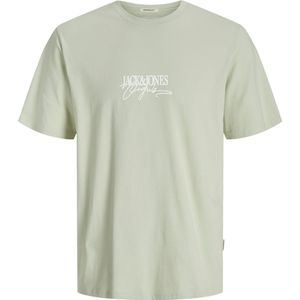 Jack & Jones - Joralmeria Branding Tee - T-shirt - Celadon - Korte Mouwen