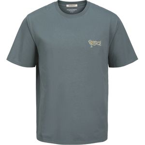 Jack & Jones - Joralmeria Chain Stitch Tee - T-shirt - Stormy Weather