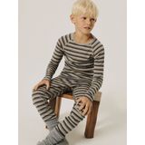 Top - Multicolor - Wollen Stof - Ronde Hals - Lange Raglanmouwen