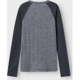 Top - Ronde Hals - Lange Mouwen - Raglanmouwen - Regular Fit